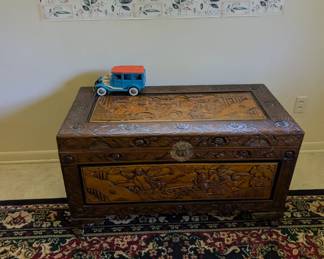 Carved chest