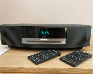 Bose Wave radio with 2 remotes $200