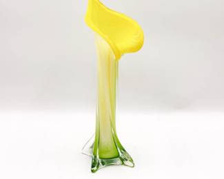 Vintage Murano-Style Jack in the Pulpit Vase