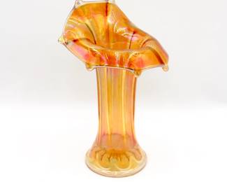 Imperial Glass Jack in the Pulpit Carnival Vase