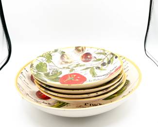 Williams-Sonoma Marche by Marc Lacaze, Fructus Artichoke Plates