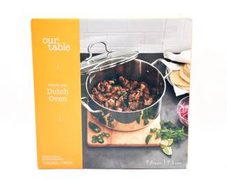 Our Table Stainless Steel Dutch Oven, 7.5 Quart