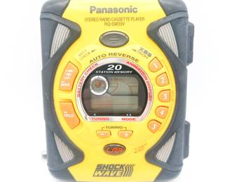 Panasonic Shockwave Cassette Player with Tune Belt
