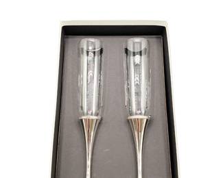 Vera Wang Infinity Toasting Flutes by Wedgwood