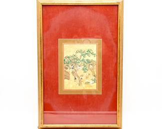 Framed Fine Art Print Reproduction of Asian-Style Artwork