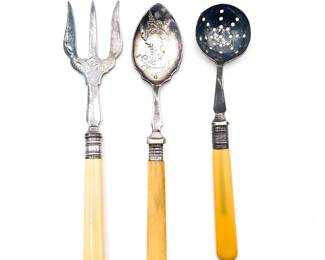 Vintage Silver-Plated Serving Utensils