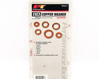 Performance Tool 110 Piece Copper Washer Assortment