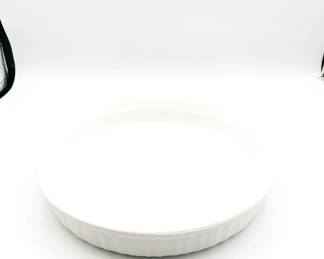 CorningWare French White Quiche Pan – 11"