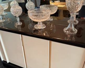 Tons of Barware and Waterford Crystal