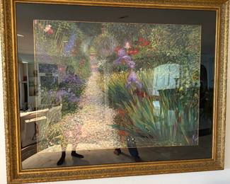 Large Framed Art by Singler
