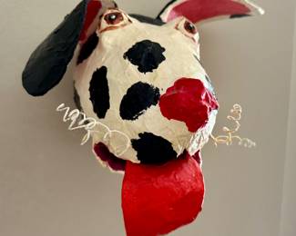 Paper Mache Dog C R Clark Baltimore