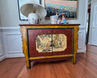Mongolian Painted Chest...AMAZING