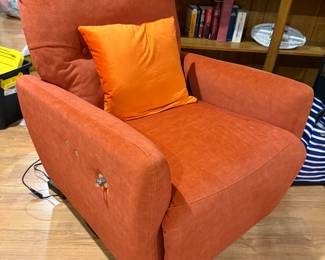 Electric Orange Recliner