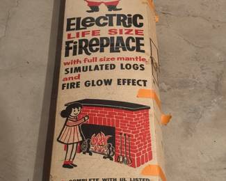Vintage Toymaster Life Size Fireplace #1100