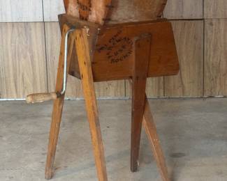 Wooden Standing Parkway-Rochester, NY Tomato Juicer