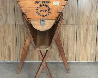 Wooden Standing Parkway-Rochester, NY Tomato Juicer