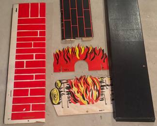 Vintage Toymaster Life Size Fireplace #1100