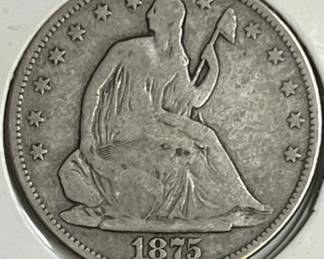 coin 1875 S