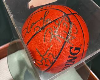 Signed Rockets Basketball