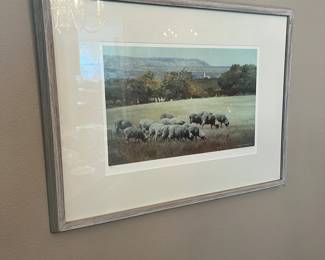 "Doss Sheep" signed print by Charles Beckendorf