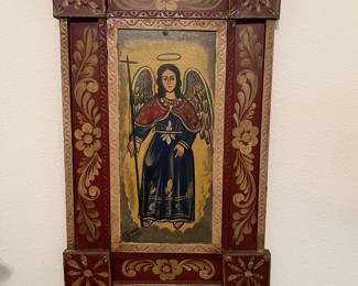 San Gabriel retablo by Ramos Filemon