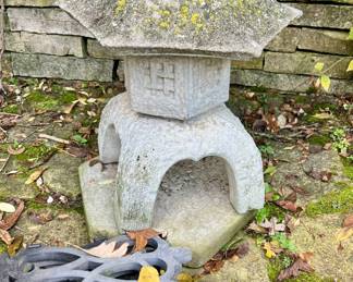 Japanese concrete Toro/lantern 