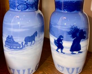 1921 & 1923 B&G vases - front side