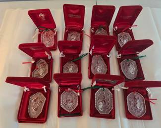 Waterford 12 Days of Christmas Ornaments 