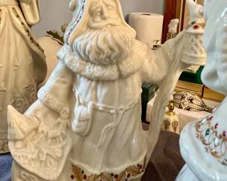 Lenox Christmas Santas, Sleds, Reindeers & Angels w/boxes