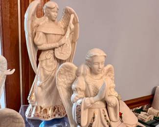 Lenox Christmas Santas, Sleds, Reindeers & Angels w/boxes