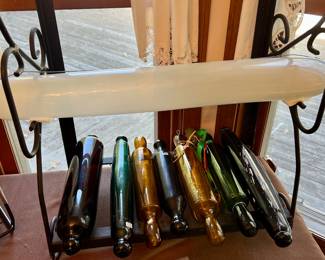 Huge collection of Vtg. rolling pins