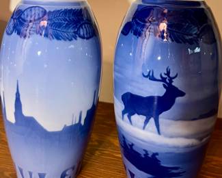 1916 & 1920 B&G vases - front side