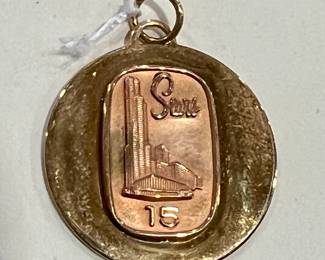 14k Sears 15 year award