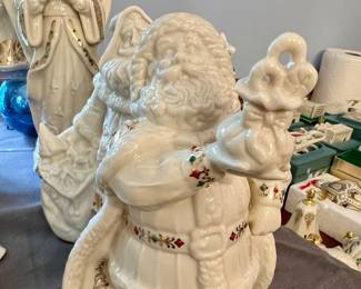 Lenox Christmas Santas, Sleds, Reindeers & Angels w/boxes