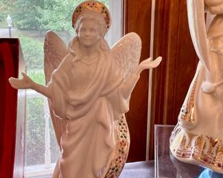 Lenox Christmas Santas, Sleds, Reindeers & Angels w/boxes