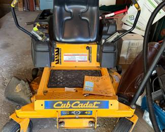 Club cadet zero turnaround with all attachments attachment photos coming soon