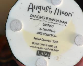 dancing pumpkin August moon 2003