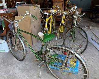 bicycles from the 60s
