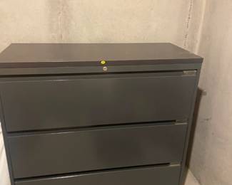 Steel file cabinet