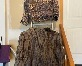 Heavy weight hunting jackets.
