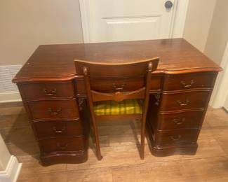 Vintage Desk with chair.