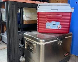 COLEMAN METAL COOLER