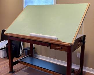 VINTAGE HAMILTON DRAFTING TABLE