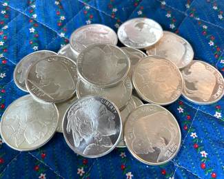 .999 SILVER INDIAN HEAD BUFFALO 1 OUNCE BULLION 