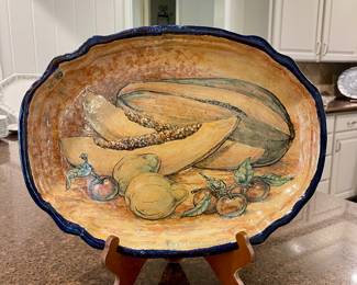 STONEWARE PLATTER