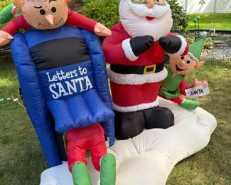 Tons of lawn ornaments and inflatables!