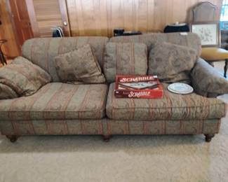 Cozy Sofa with matching throw pillows