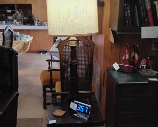 Lampstand dark Oak end table