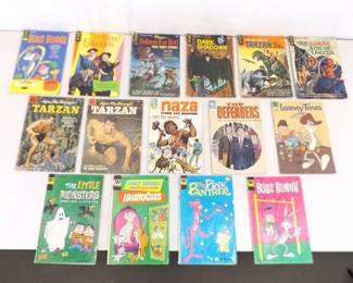 Lot of 15 Vintage Gold Key, Whitman, and Dell Comic Books
