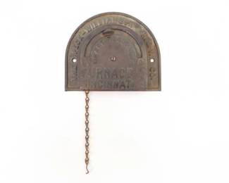 Antique Iron Furness Plate
